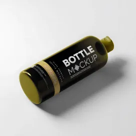 Glass Shampoo or Body Wash Bottle 07